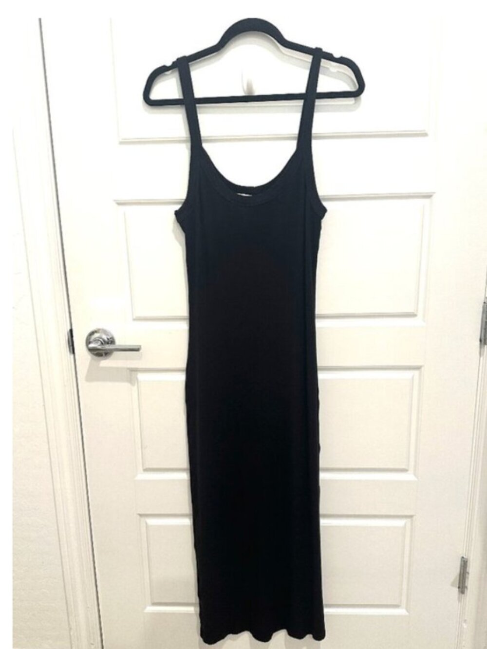 Z SUPPLY BLACK RIBBED TANK DRESS MEDIUM - Picture 5 of 5